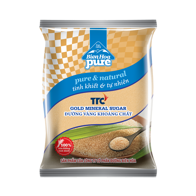 Đường Biên Hoà PURE - Vàng khoáng chất