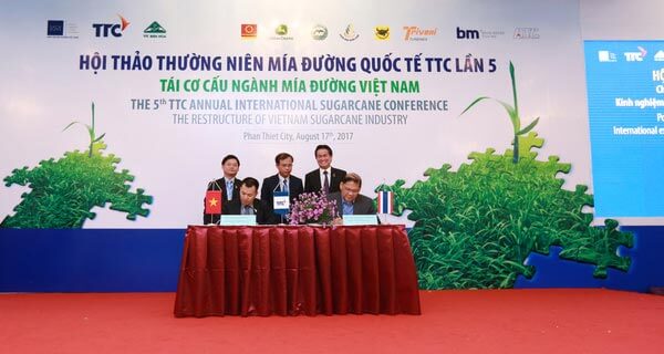TTC ký kết Biên bản ghi nhớ với Tập đoàn Mitr Phol (Thái Lan) và Viện nghiên cứu mía đường Vasantdada (Ấn Độ)