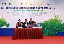 TTC ký kết Biên bản ghi nhớ với Tập đoàn Mitr Phol (Thái Lan) và Viện nghiên cứu mía đường Vasantdada (Ấn Độ)