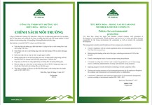 Ban hành chính sách môi trường của Công ty TNHH MTV Đường TTC Biên Hòa – Đồng Nai
